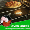 2Pack Reusable Non-Stick Heat Resistant Oven Bottom Liners.